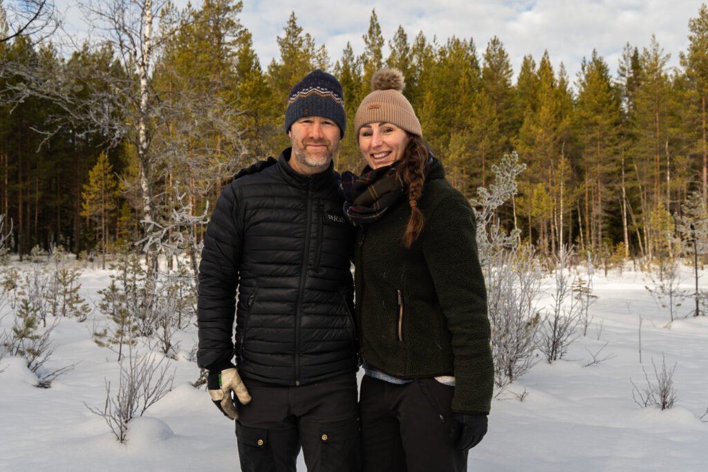 Bart en Marielle, initiatiefnemers van InnerTrail Sweden en eigenaren van Friluft Sweden in Zweden